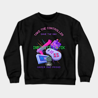 Gamer and Proud Crewneck Sweatshirt